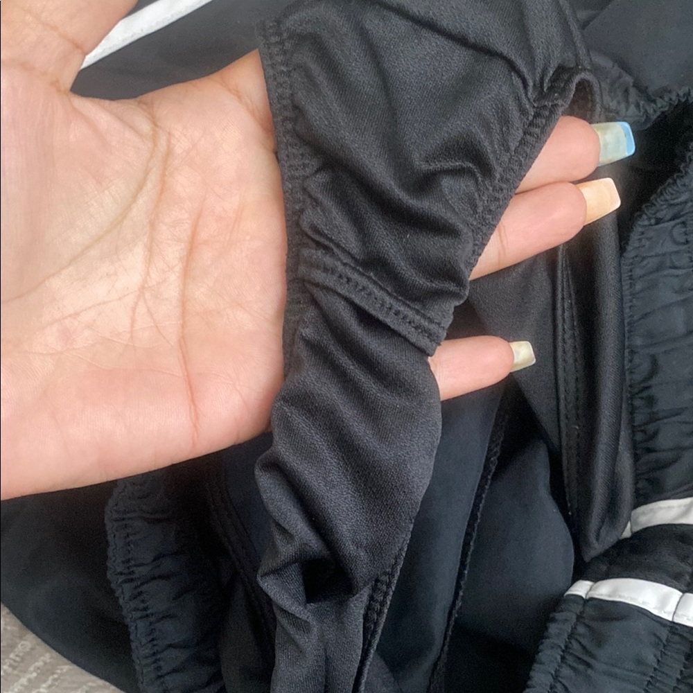Nike Black and White Athletic Shorts with Dri-FIT Technology - Picture 6 of 7
